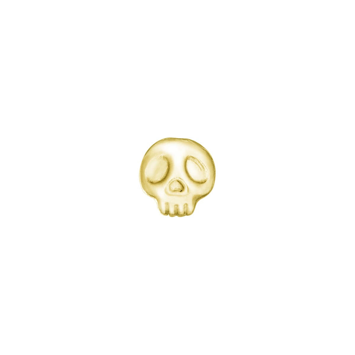 yellow gold skull