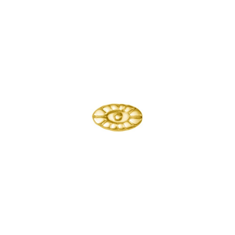 yellow gold oval eye