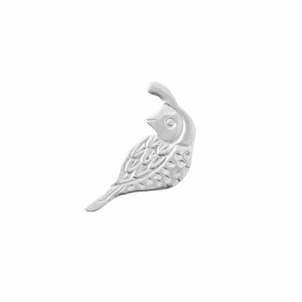 silver quail embellishment